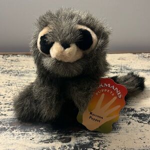 Folkmanis Racoon Hand puppet NWT